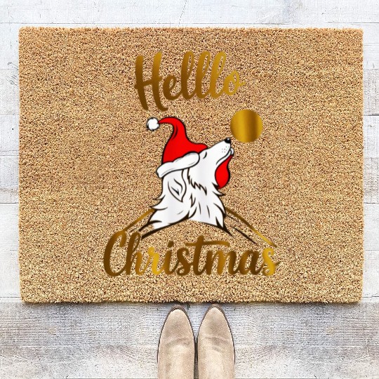 HELLO CHRISTMAS Coir Doormats