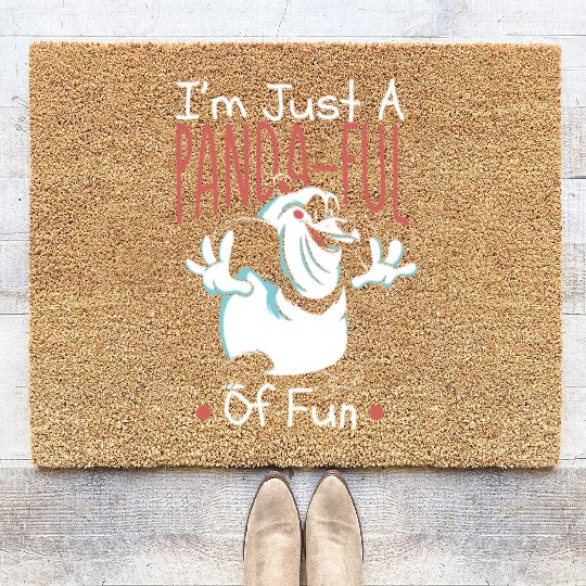 I'm Just A Panda-Ful Of Fun Panda Bear Friend Coir Doormats