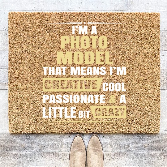 Photo Model Creative Cool And Crazy Coir Doormats