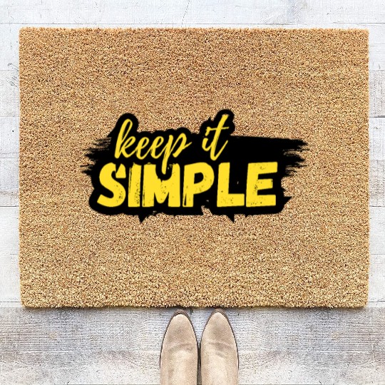 Keep it Simple Coir Doormats
