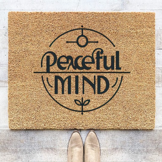 Peaceful Mind Coir Doormats