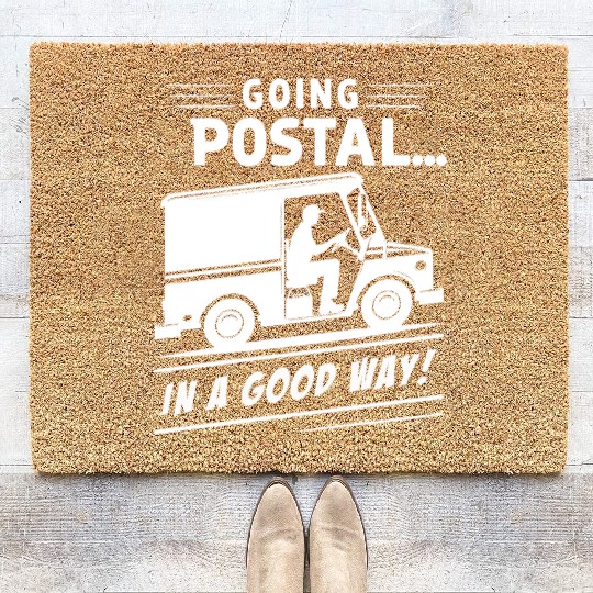 Going postal but in a good way Coir Doormats