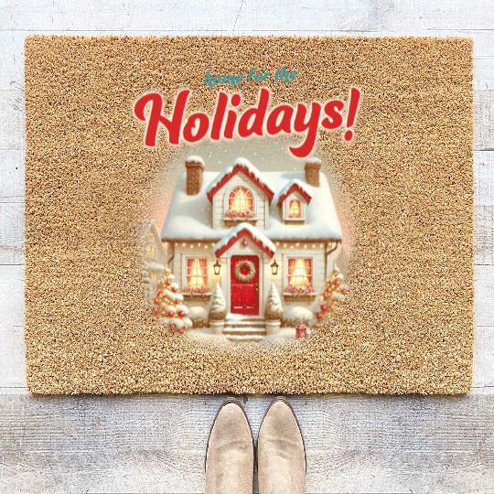 Home for the Holidays Coir Doormats