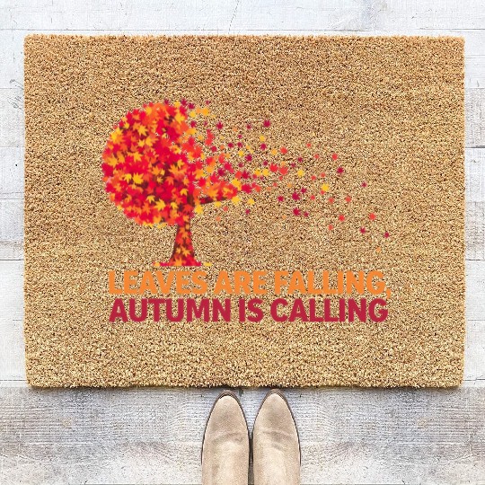Fall Vibes and Autumn Spirit Coir Doormats