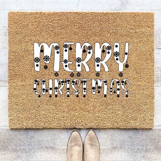 Winter Wonderland Wishes : Merry Christmas Coir Doormats