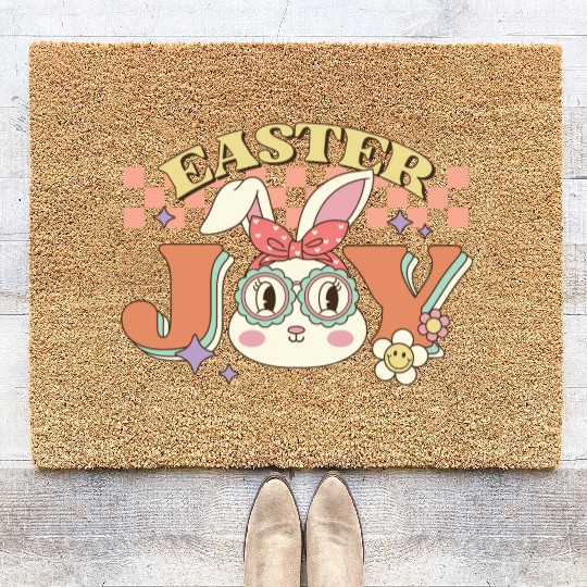 Happy Easter Day, Cute Easter Coir Doormats