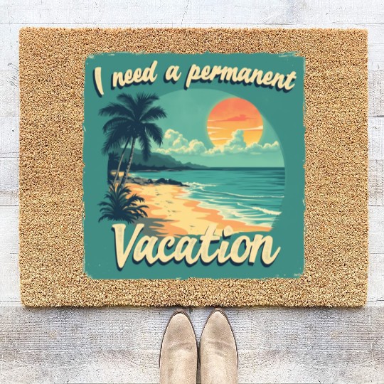 Sun, Sand, and Sea: Beach Bliss Coir Doormats