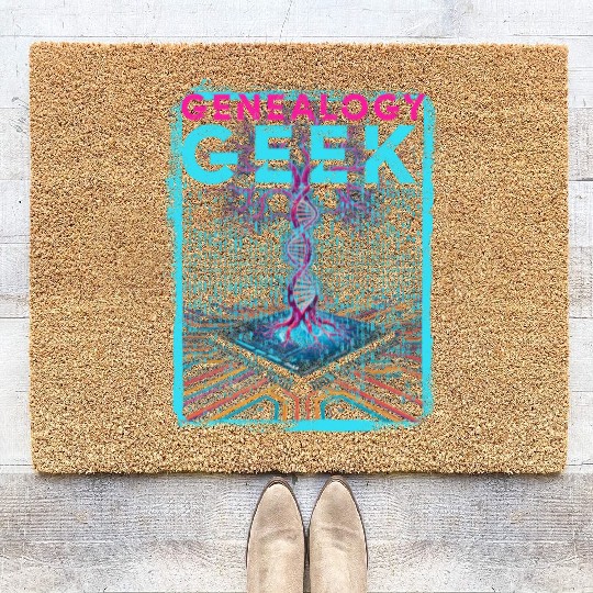 Genealogy Genealogist Ancestry Genealogy Geek Coir Doormats
