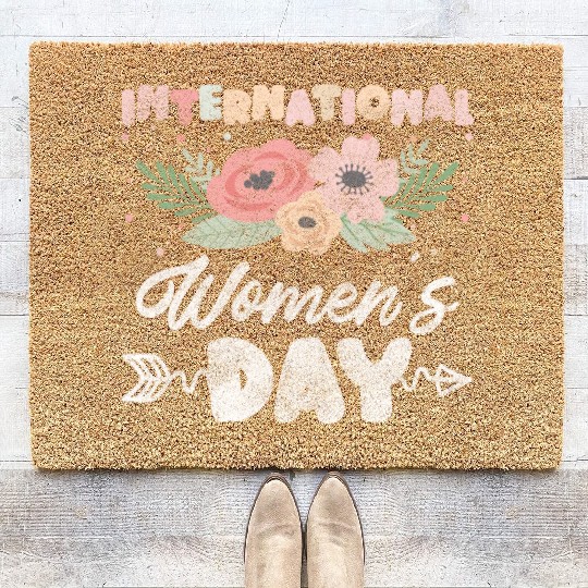 Women Female Power Important Frida Kahlo Coir Doormats