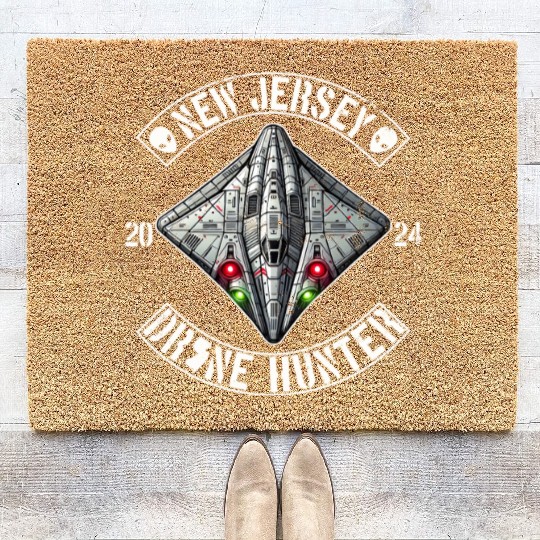 New Jersey Drone Hunter | NJ Drones Aliens UAPs Coir Doormats