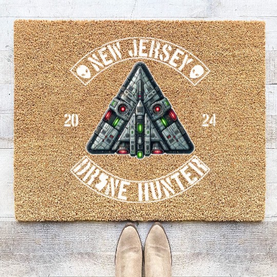 New Jersey Drone Hunter | NJ Drones Aliens UAPs Coir Doormats