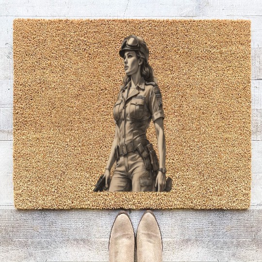 Fearless Defender: Strong, Bold, and Unstoppable Coir Doormats