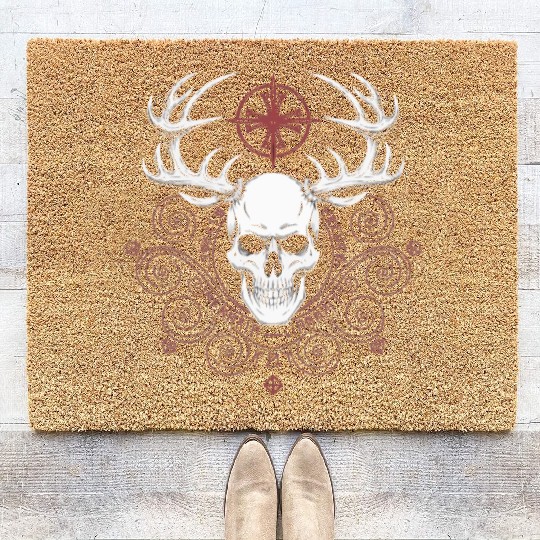 Asatru Valhalla Scandinavian Pride Norsemen Viking Coir Doormats
