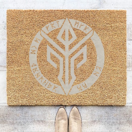 Asatru Valhalla Scandinavian Pride Norsemen Viking Coir Doormats