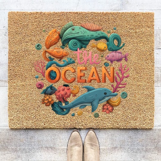 The ocean Coir Doormats