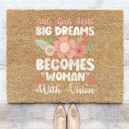 Women's Day Power Feminism Frida Kahlo Coir Doormats