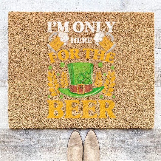 Pub Shamrock Pot World Tour Coir Doormats