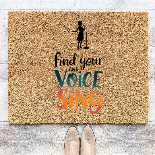 Sing Your Heart Out Coir Doormats