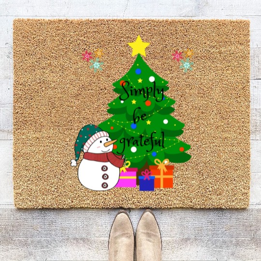 Simply be grateful Coir Doormats