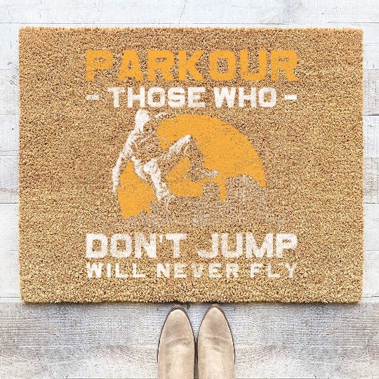 Freerunning Extreme Sport Underground Stunt Coir Doormats