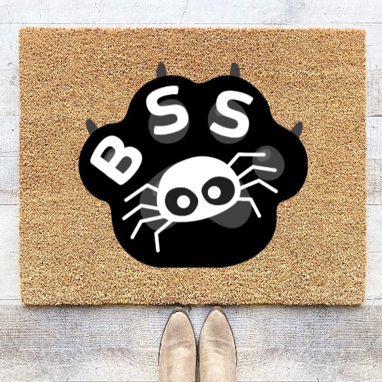BSS Barking Spider Society Barking Spiders MEME Coir Doormats