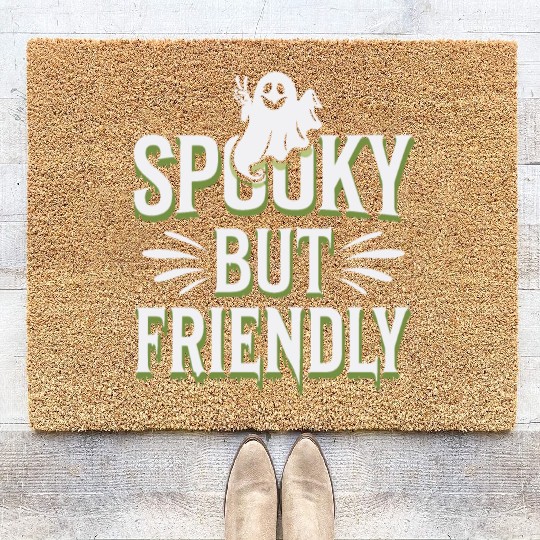 Paranormal Comedy Funny Ghost Humor Lighthearted Coir Doormats