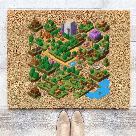 The world of classic video games 2 Coir Doormats