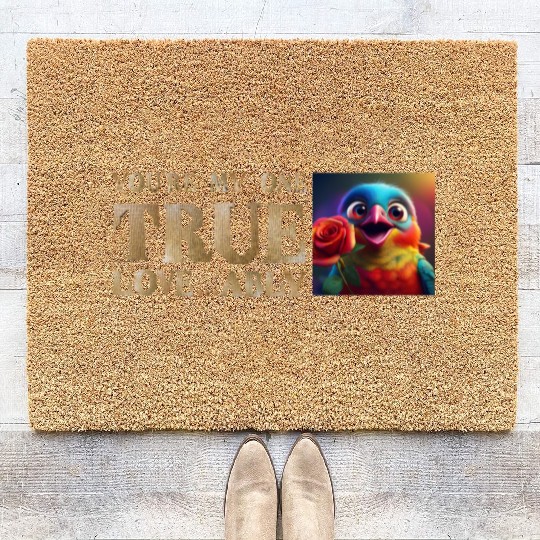 You're My One True Love...A-Bully! Coir Doormats