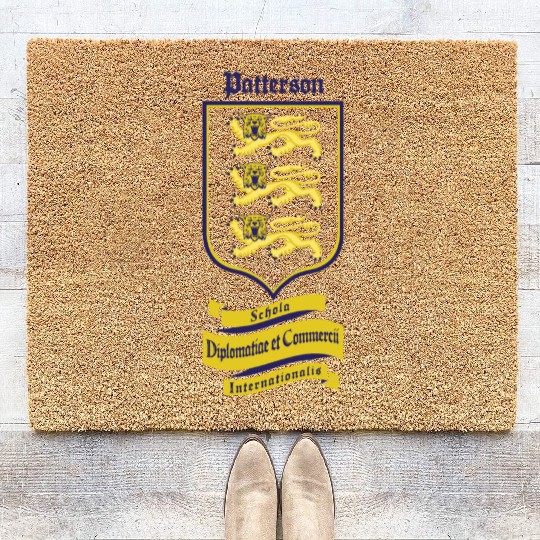 Patterson Underground Heraldic Shield Light Coir Doormats