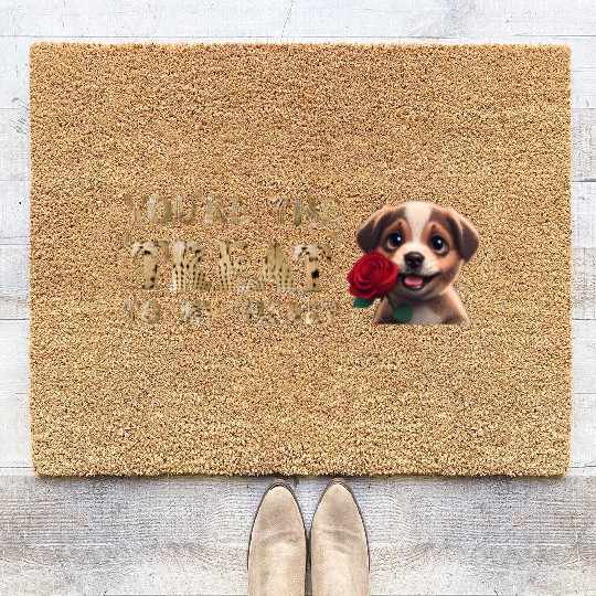 You're The Treat to My Heart Coir Doormats