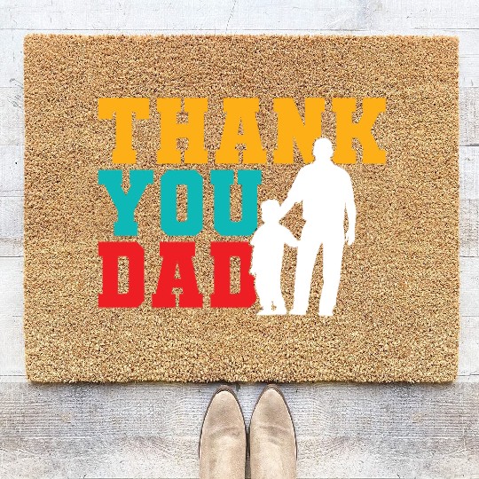 Thank You Dad Coir Doormats