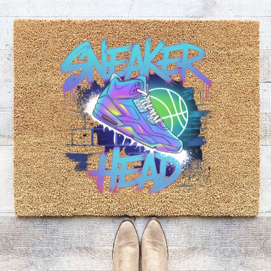 Unisex Urban Hype Old School Sports Jumpo Sneakers Coir Doormats