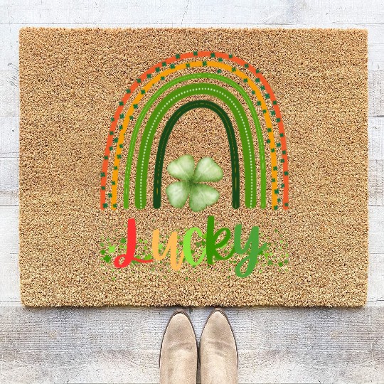 Blessed To Be Irish Saint Patty's Day Ireland Coir Doormats