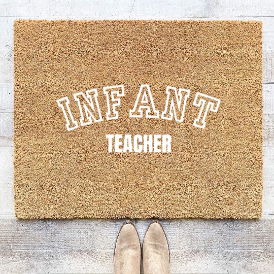 Infant Teacher Childcare Workers Coir Doormats