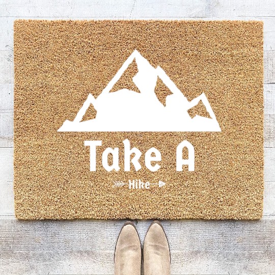 Take a Hike – Mountain Hike Adventure Coir Doormats Coir Doormats