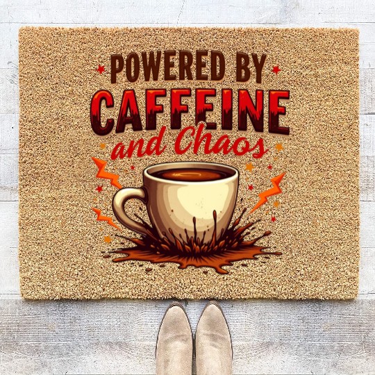Caffeine Chaos Coir Doormats