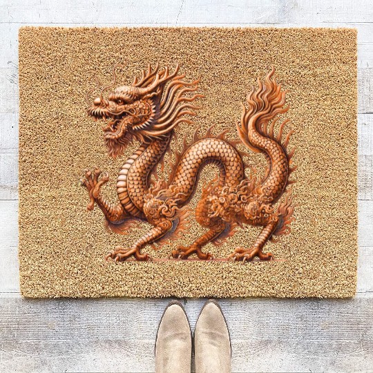 gold dragon Coir Doormats
