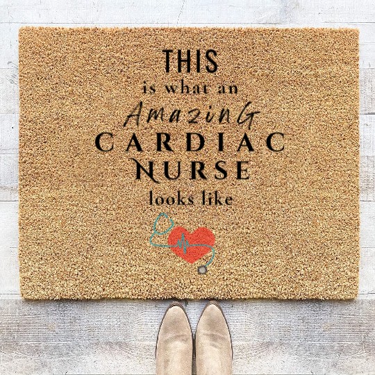 Cardiac Nurse Coir Doormats