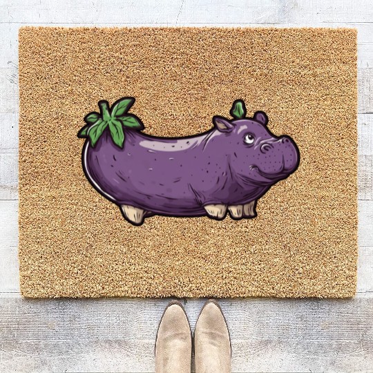 Hip Eggplant Coir Doormats