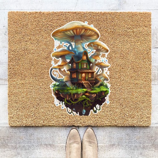 Fungi house Coir Doormats