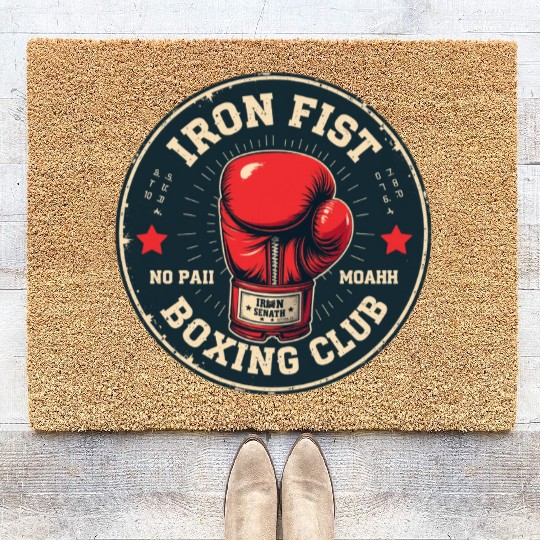 Vintage Boxing Club Training Coir Doormats
