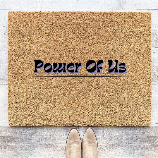Power of us team spirit Coir Doormats