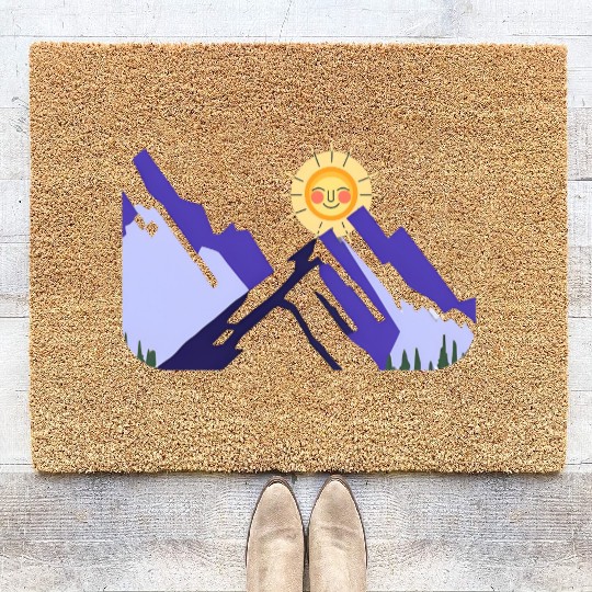 Sun & Mountains Coir Doormats
