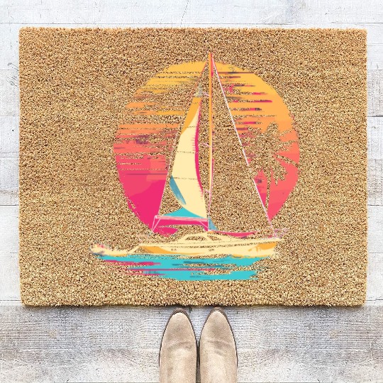 90s Sailing Coir Doormats