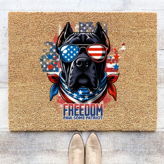 Paw-some Cane Corso Coir Doormats