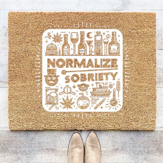 Normalize Sobriety 10 Coir Doormats
