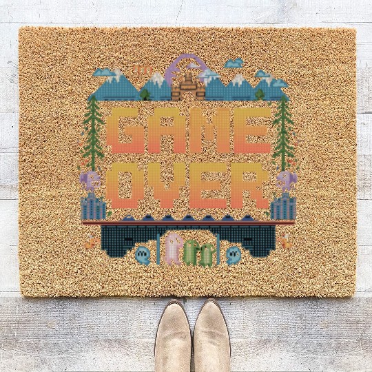 Nostalgic Retro Gamer Apparel Coir Doormats