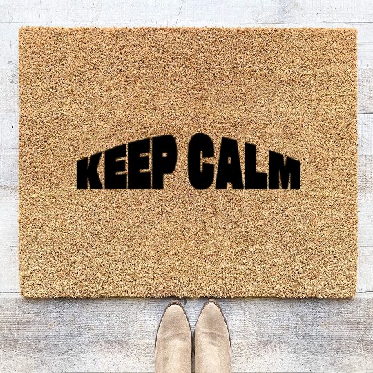 KEEP CALM Coir Doormats