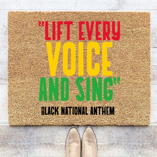 LIFT EVERY VOICE and SING Coir Doormats