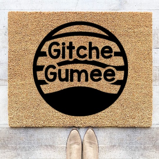 Gitche Gumee – Great Lakes Retro Design Coir Doormats